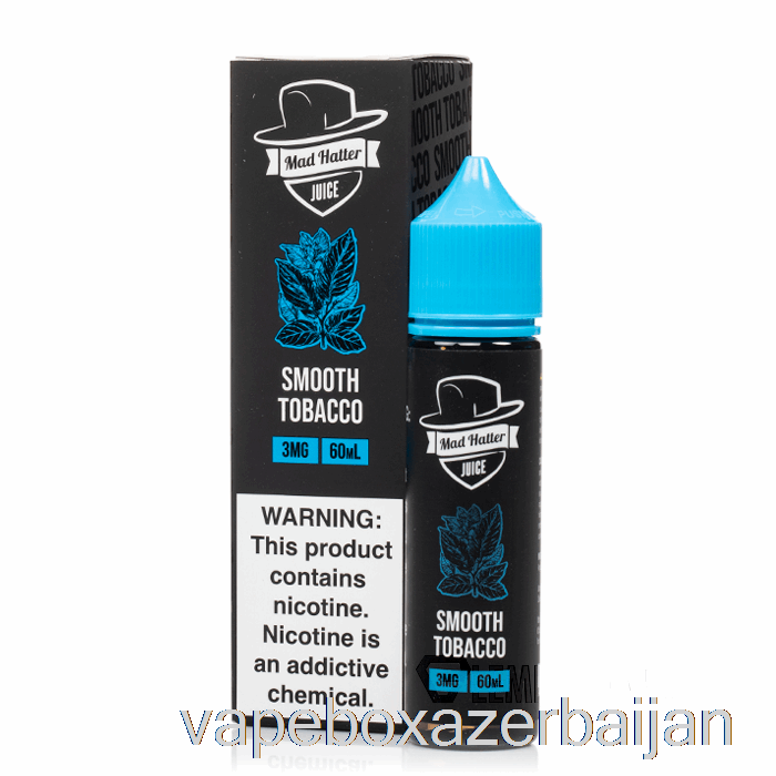 E-Juice Vape Smooth Tobacco - Mad Hatter - 60mL 6mg